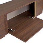 Onera - TV Unit - Milano Walnut/Gold