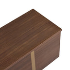 Onera - TV Unit - Milano Walnut/Gold