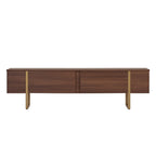 Onera - TV Unit - Milano Walnut/Gold