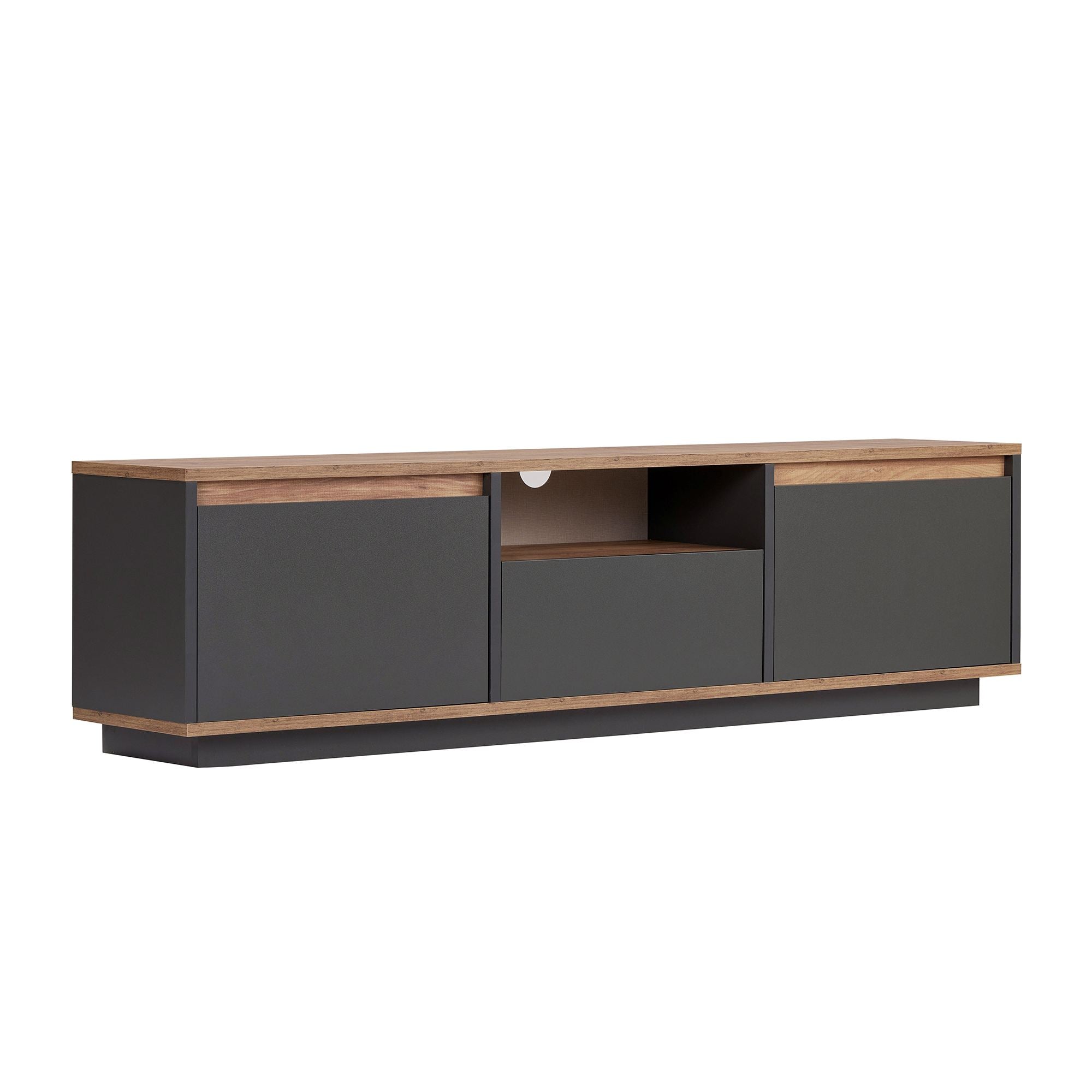 Meubles Tv Sentinel - Anthracite / Pin Atlantique