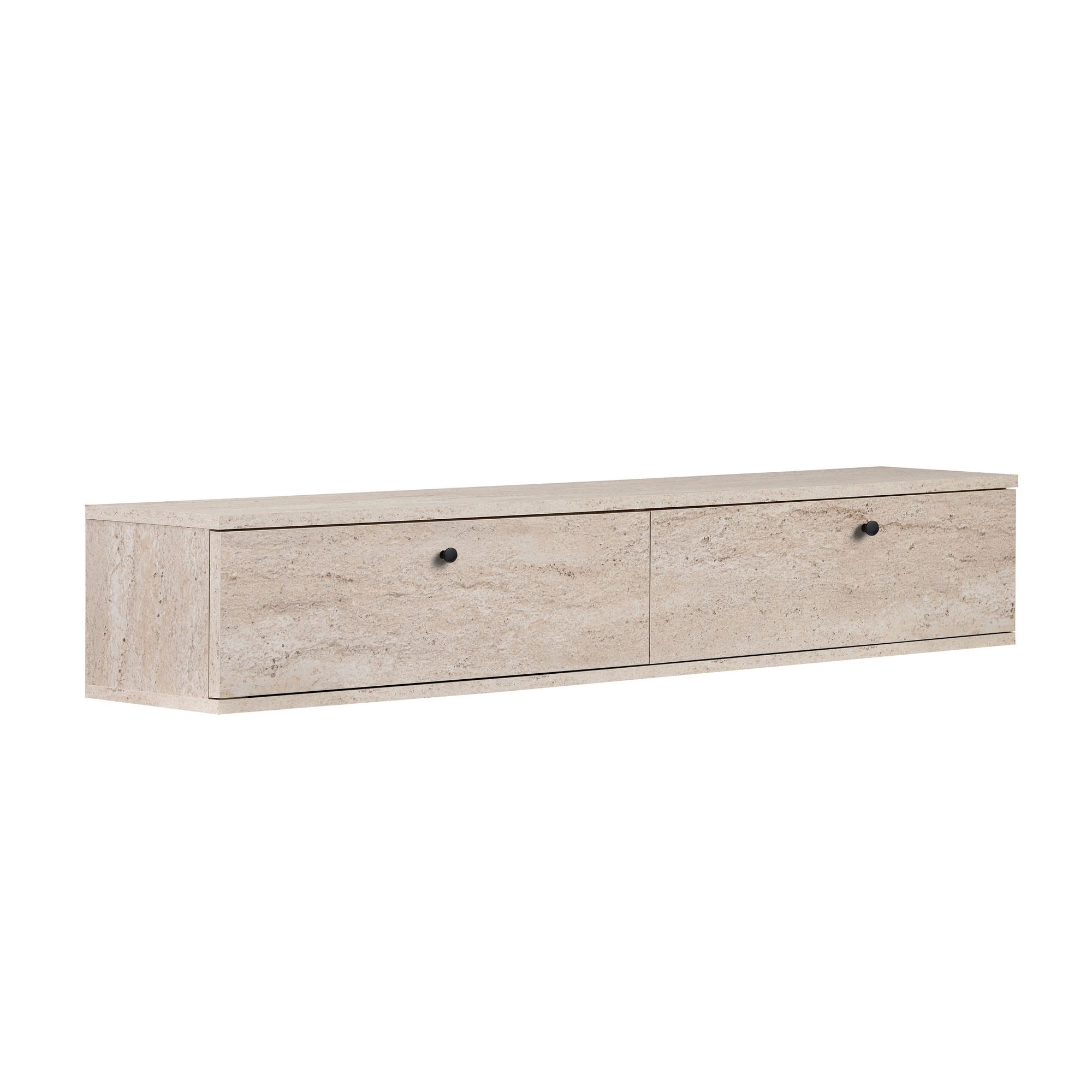 Meubles Tv Ligne 160 - Travertin