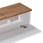 Meubles Tv Ligne 160 - Pin Atlantique / Blanc