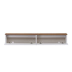 Meubles Tv Ligne 140 - Pin Atlantique / Blanc