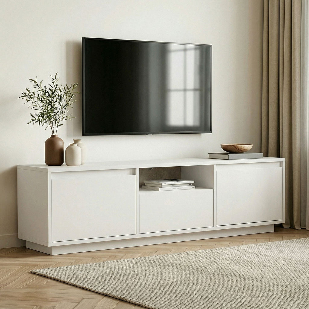 Meubles Tv Sentinel - Blanc Naturel