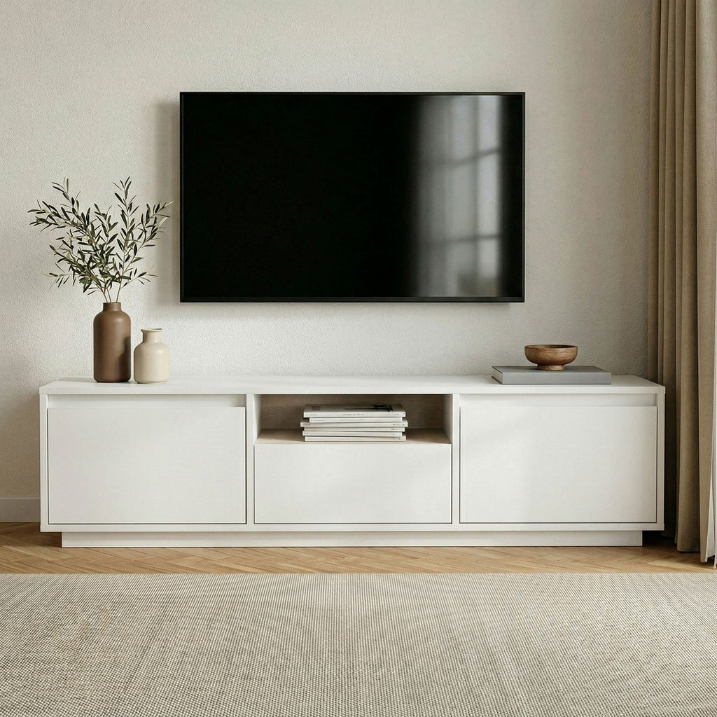Meubles Tv Sentinel - Blanc Naturel