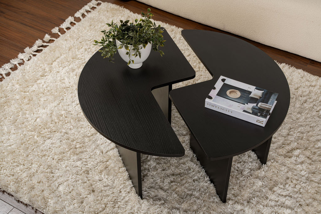 Moira - Mesa de Centro - Madera Negra