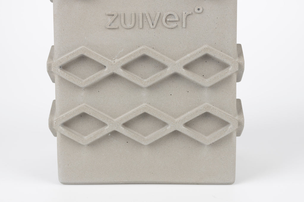 Graphic Carré - Vase - Concrete - Gray