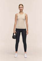 Essential Racerback Tank - Ecru