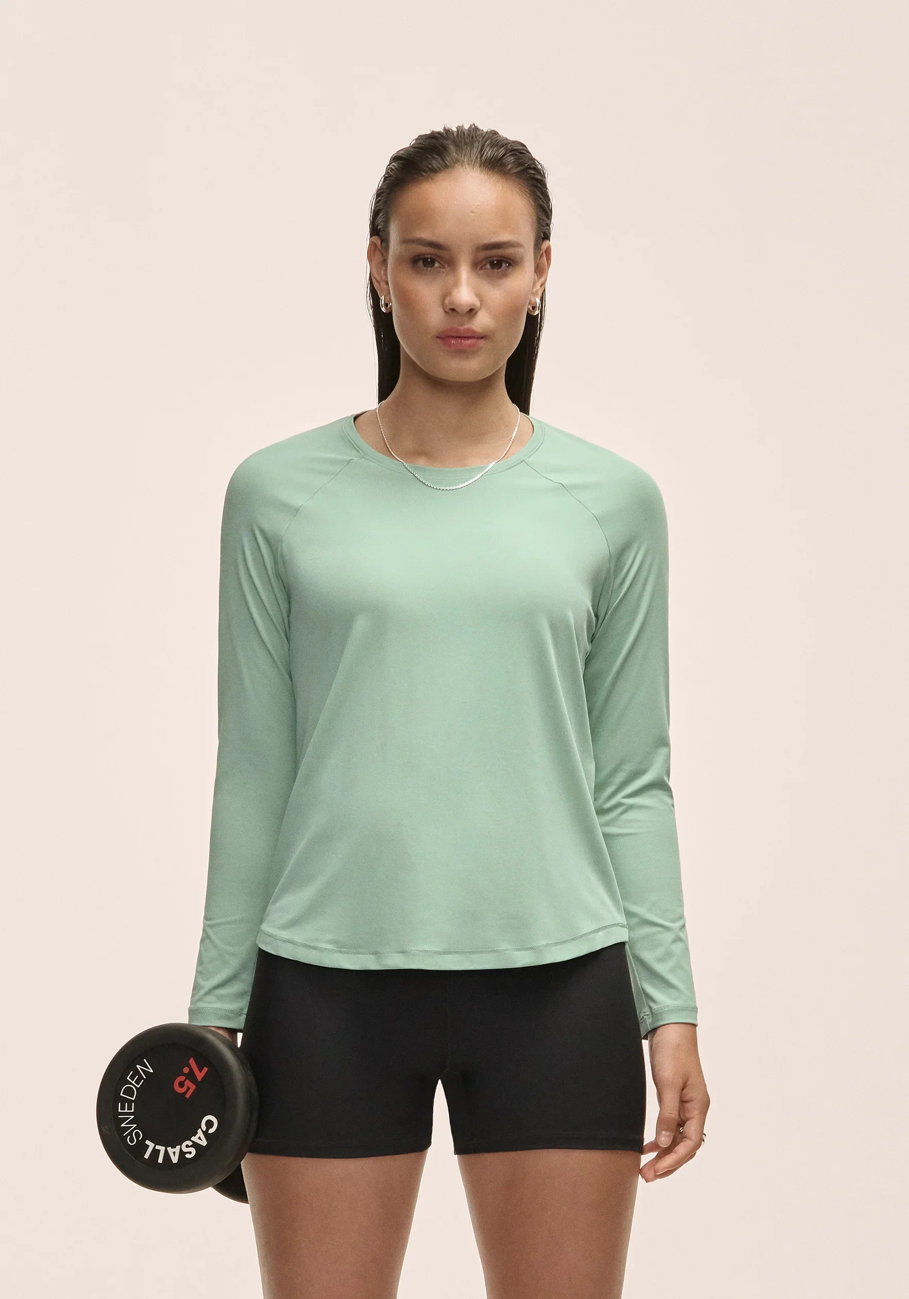 Essential Long Sleeve - Statue Green