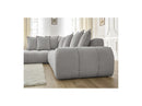 Canapé D'Angle Fixe - Everest - Tissu Texturé - Angle Gauche - 10 Coussins