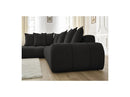 Canapé D'Angle Fixe - Everest - Tissu Texturé - Angle Gauche - 10 Coussins