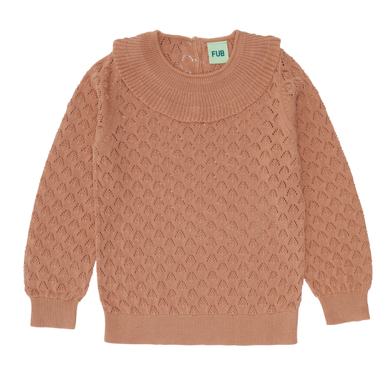 Jersey de algodón pointelle arenisca etiqueta GOTS - Selección FUB en amaetc.com, concept store ecológico para niños