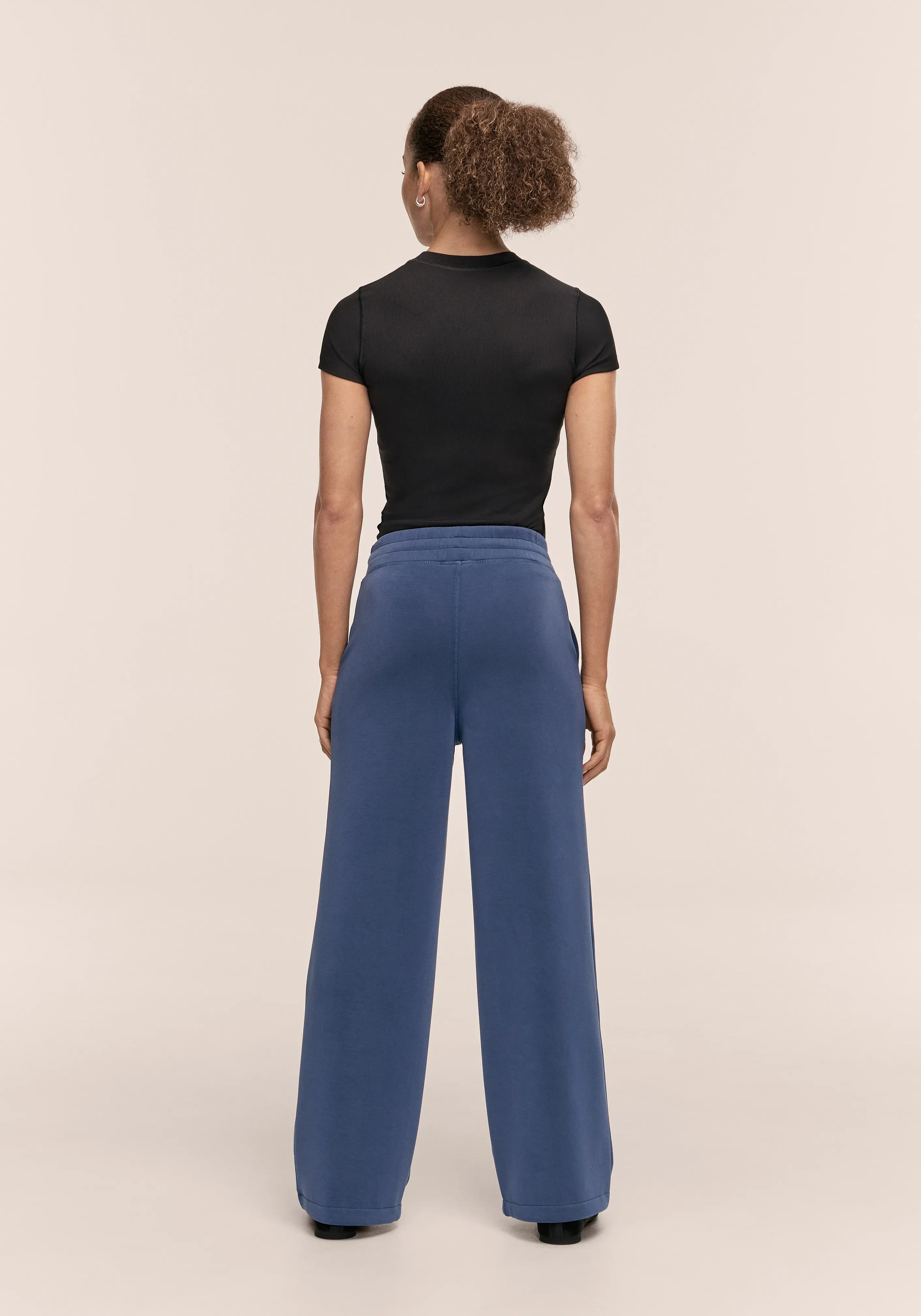 Peachy Straight Leg Jogger - Blue Shadow