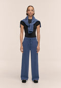 Peachy Straight Leg Jogger - Blue Shadow