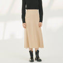 Maison Standards - Long Satin Skirt - Ecru - Women