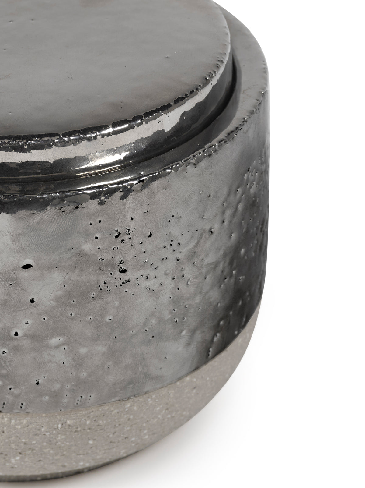 Candles Smoked Jasmine - Bougie D'ambiance - L - Cire De Soja Et Paraffine - Argent
