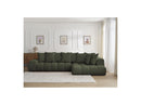 Canapé D'Angle Fixe - Everest - Tissu Chiné - Angle Droit - 10 Coussins