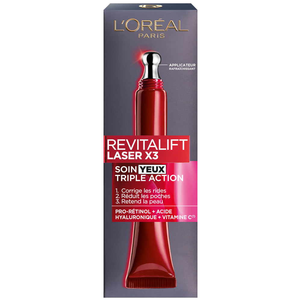 Cuidado de ojos antiarrugas con láser Revitalift