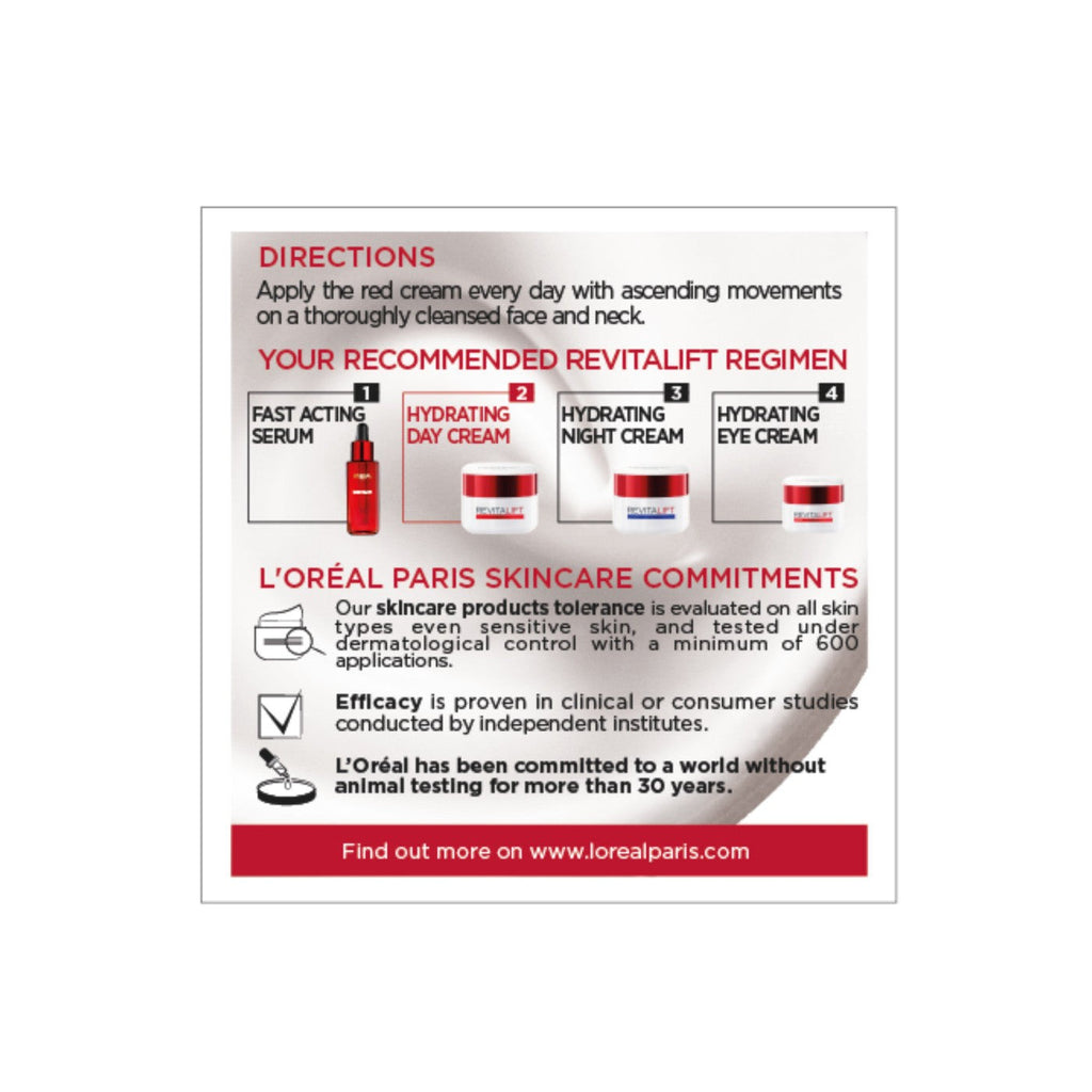 Revitalift Cuidado de Día Hidratante + Reafirmante