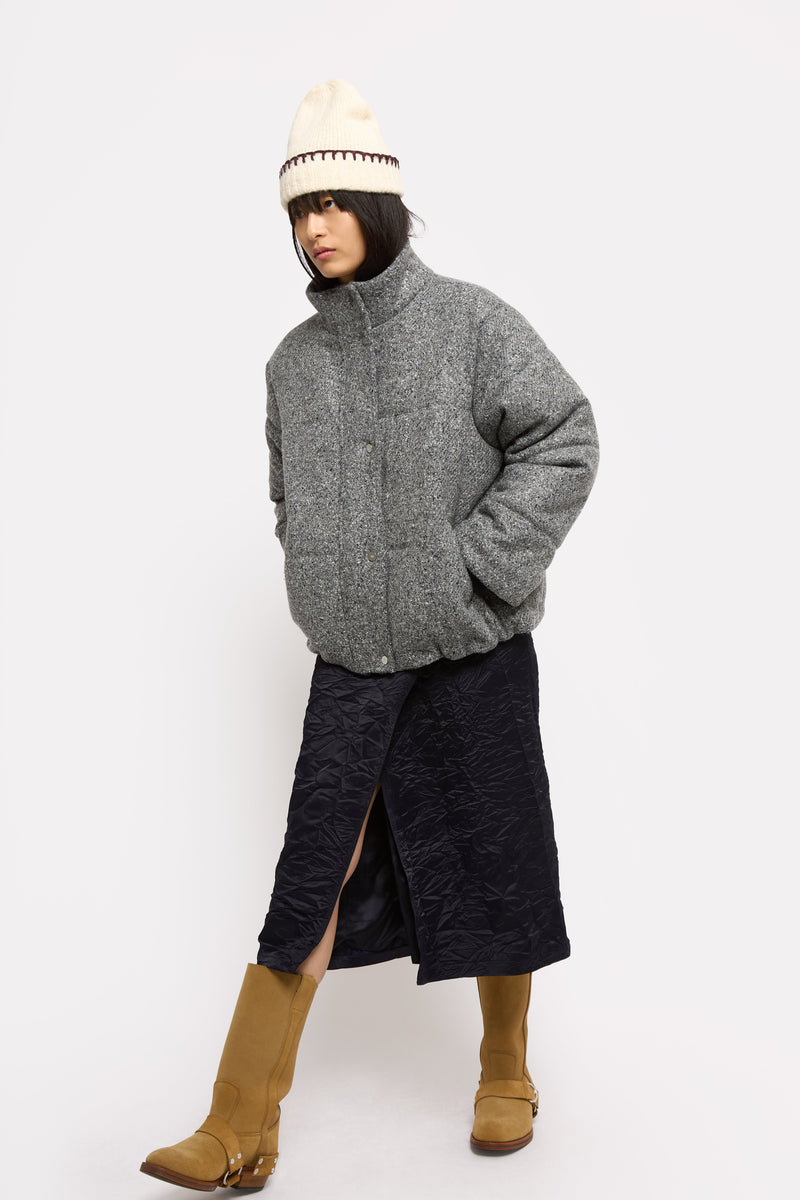 MINNIE LONDON PARKA-DOWN JACKET Gray