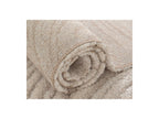 Tapis Poils Longs - Lovina - Motif Abstrait - Beige