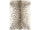 Meryl - Tapis Poils Ras - Motif Léopard - Marron