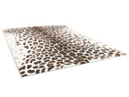 Meryl - Tapis Poils Ras - Motif Léopard - Marron