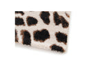 Meryl - Tapis Poils Ras - Motif Léopard - Marron