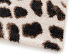 Meryl - Tapis Poils Ras - Motif Léopard - Marron