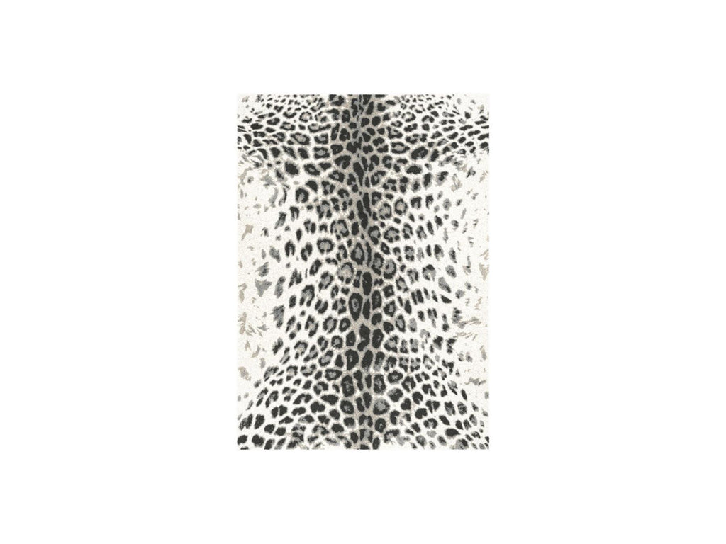 Meryl - Low-Pile Rug - Leopard Pattern - Black Leopard Print