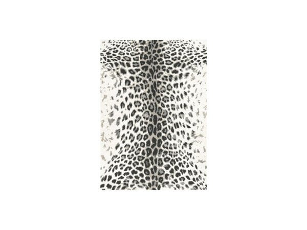 Meryl - Low-Pile Rug - Leopard Pattern - Black Leopard Print