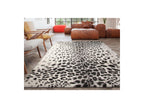 Meryl - Low-Pile Rug - Leopard Pattern - Black Leopard Print
