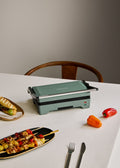 Stone Grill Easy - Grill Et Presse-Panini Multifonction 1600W Ouverture À 180° - Sauge