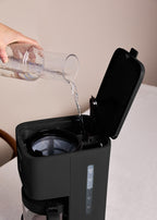 Thera Drip - Cafetière Filtre Avec Fonction Maintien Au Chaud - 1,5L - Noir
