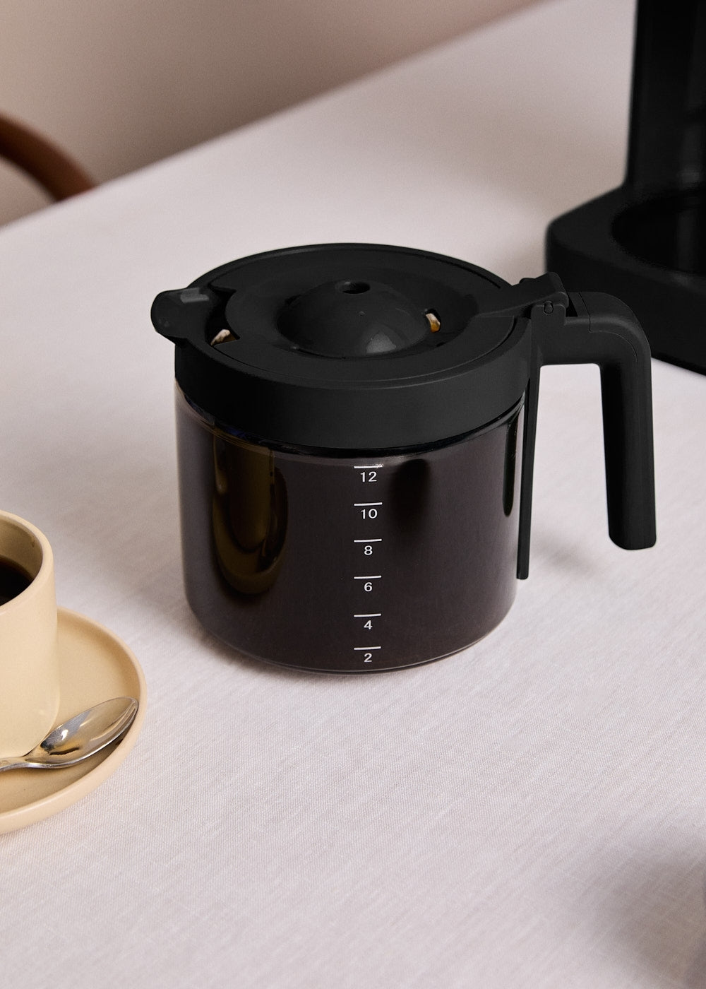 Thera Drip - Cafetière Filtre Avec Fonction Maintien Au Chaud - 1,5L - Noir