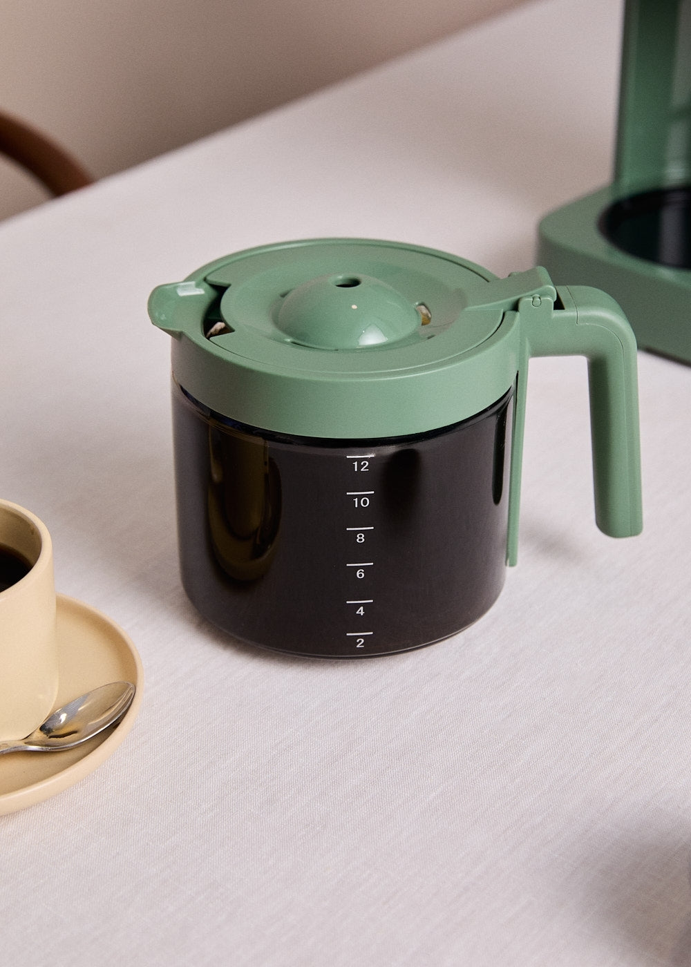 Thera Drip - Cafetière Filtre Avec Fonction Maintien Au Chaud - 1,5L - Sauge