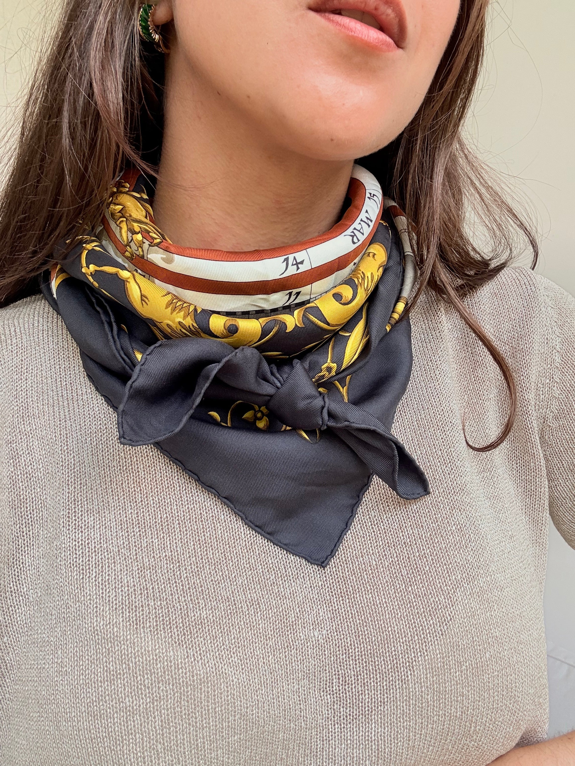 Foulard Hermès – Modèle Astrologie
