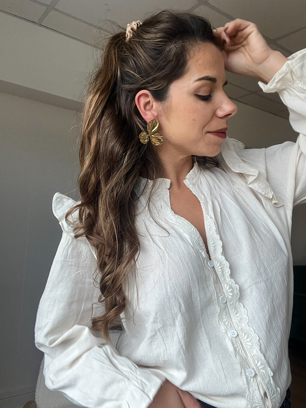 Boucles D'Oreille Pétales
