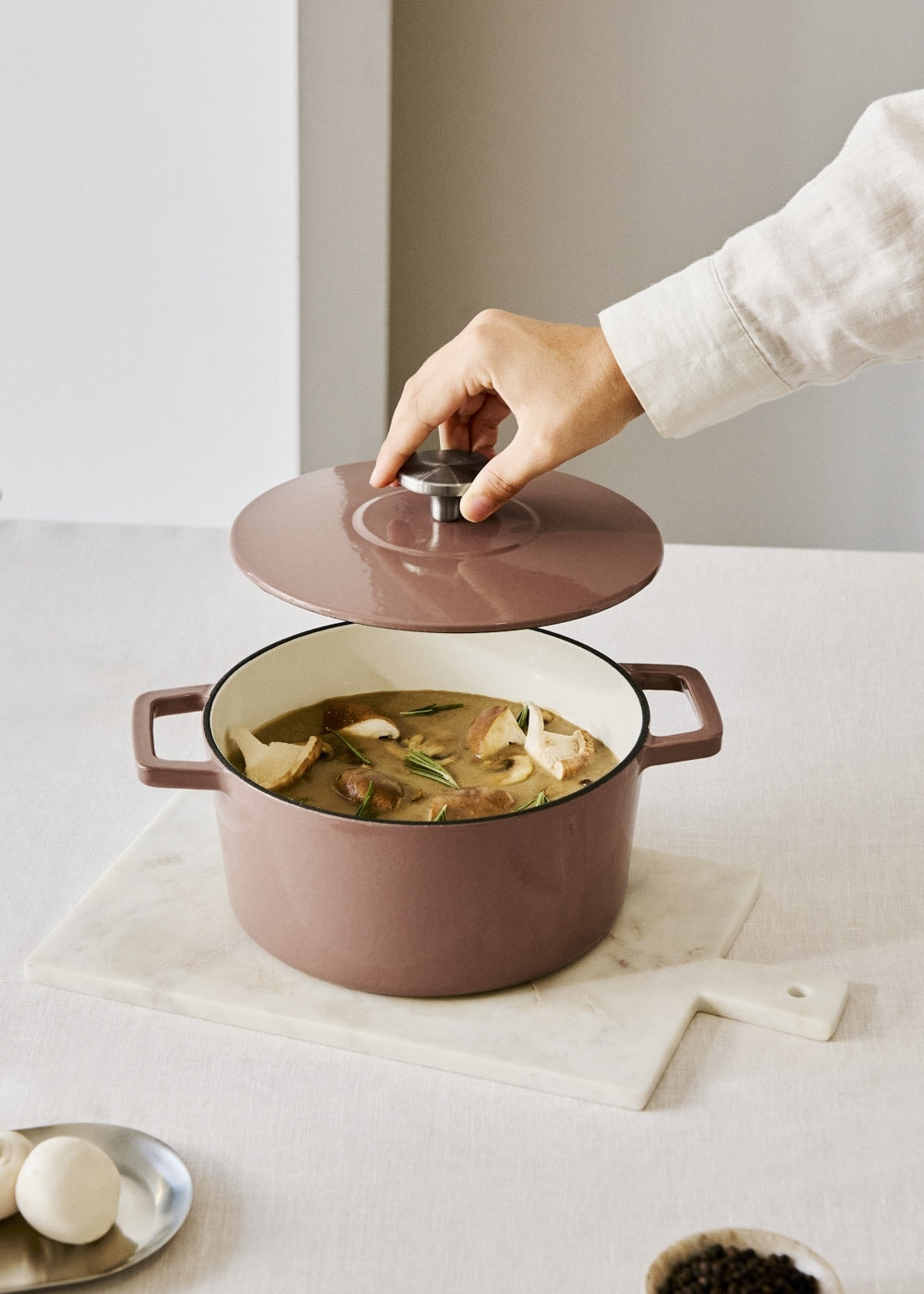 Iron Pot - Cocotte En Fonte Émaillée - 2,6L - Moka