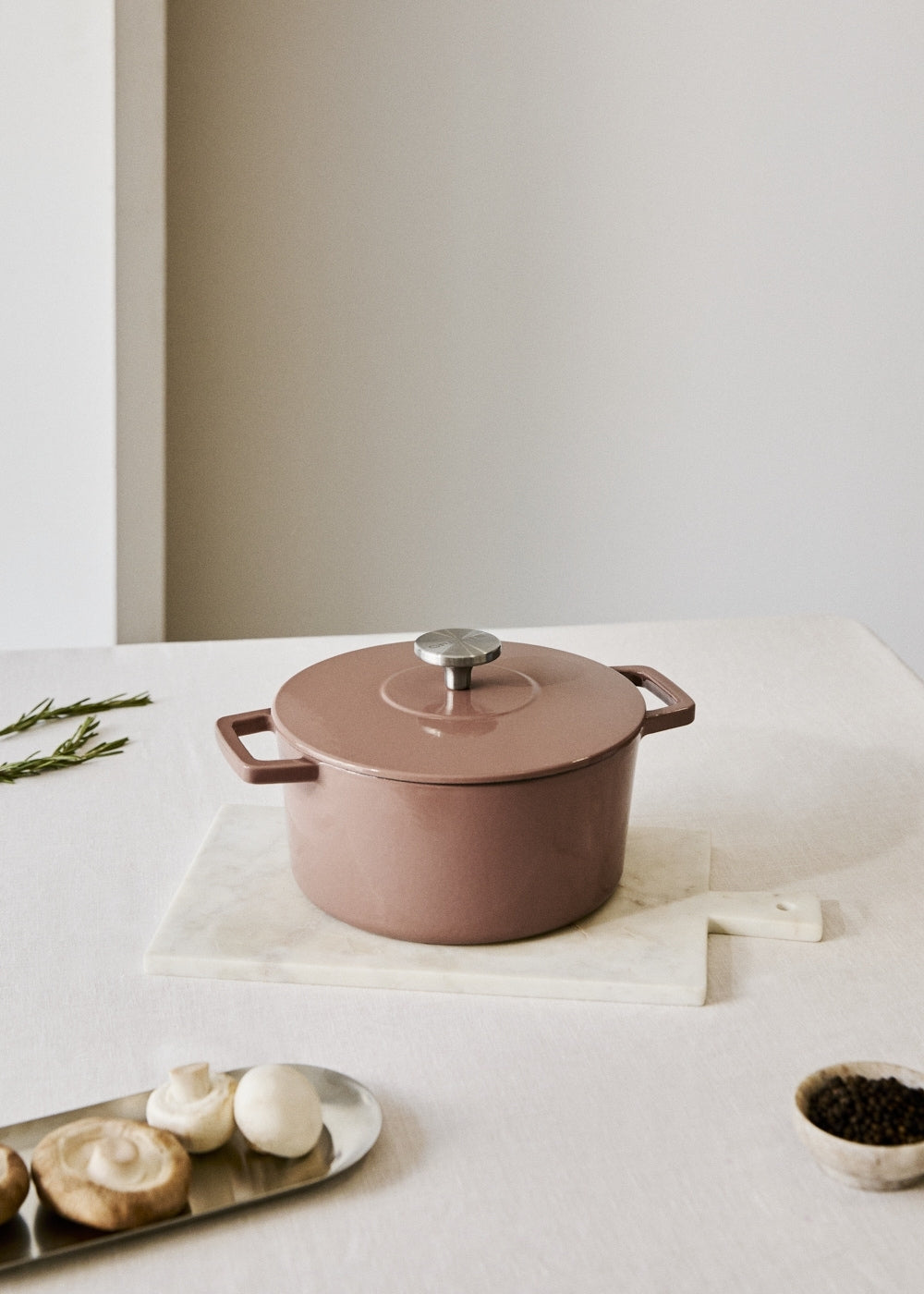 Iron Pot - Cocotte En Fonte Émaillée - 2,6L - Moka