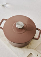 Iron Pot - Cocotte En Fonte Émaillée - 2,6L - Moka