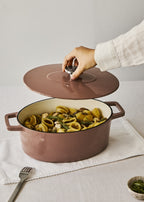 Iron Pot - Cocotte En Fonte Émaillée - 4,66L - Moka