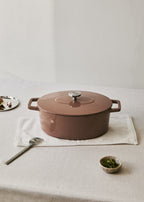 Iron Pot - Cocotte En Fonte Émaillée - 4,66L - Moka