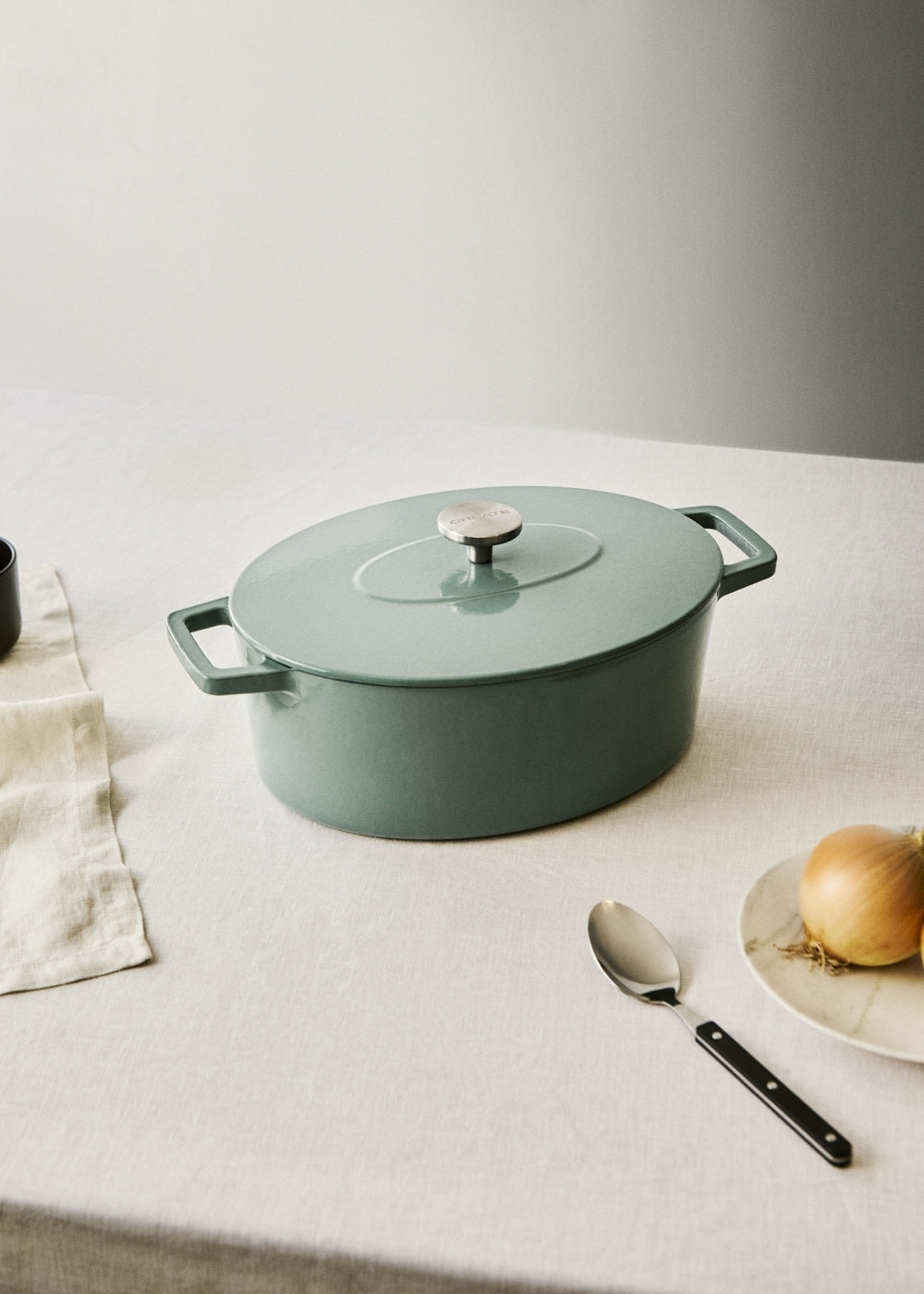 Iron Pot - Cocotte En Fonte Émaillée - 4,66L - Sauge