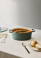 Iron Pot - Cocotte En Fonte Émaillée - 4,66L - Sauge
