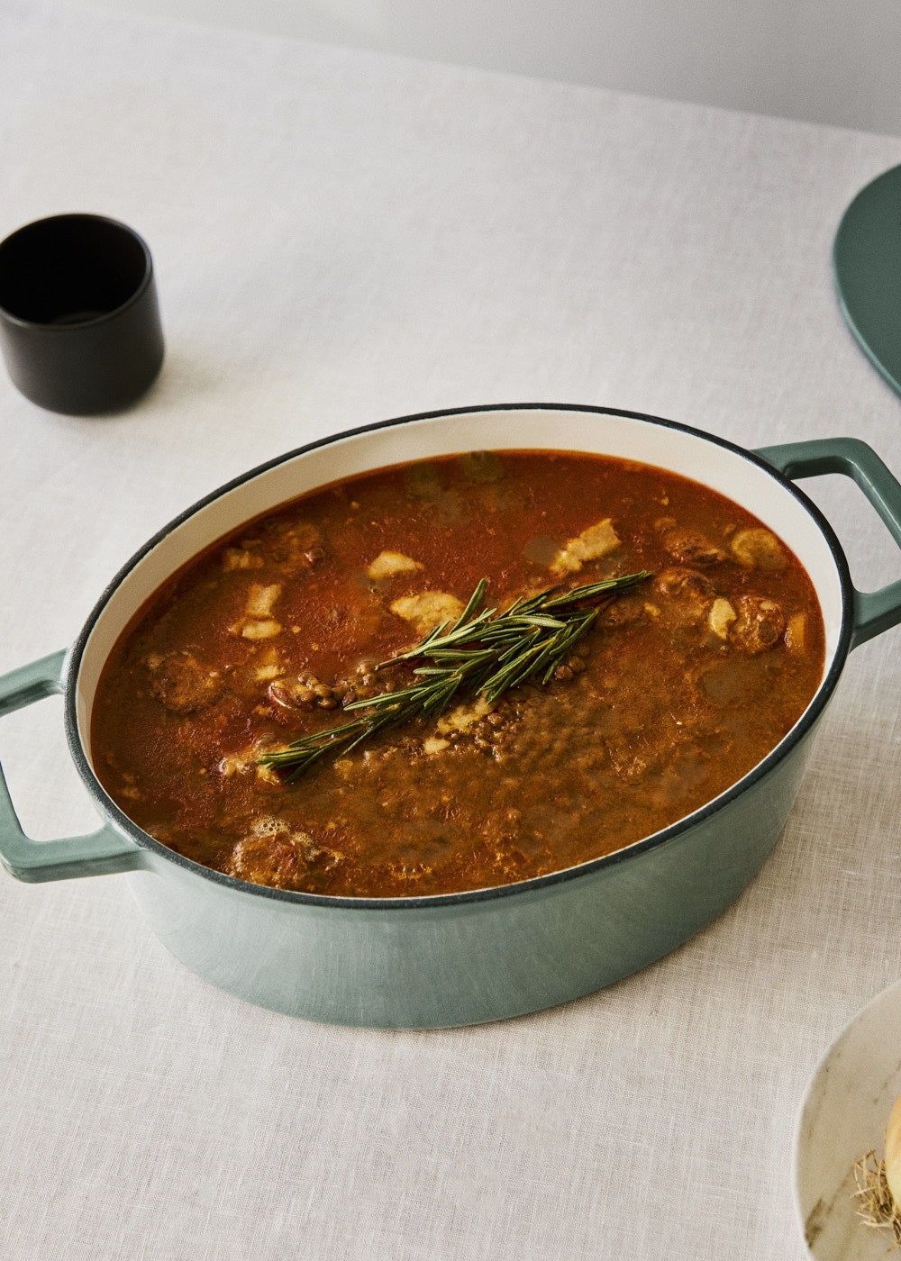 Iron Pot - Cocotte En Fonte Émaillée - 4,66L - Sauge