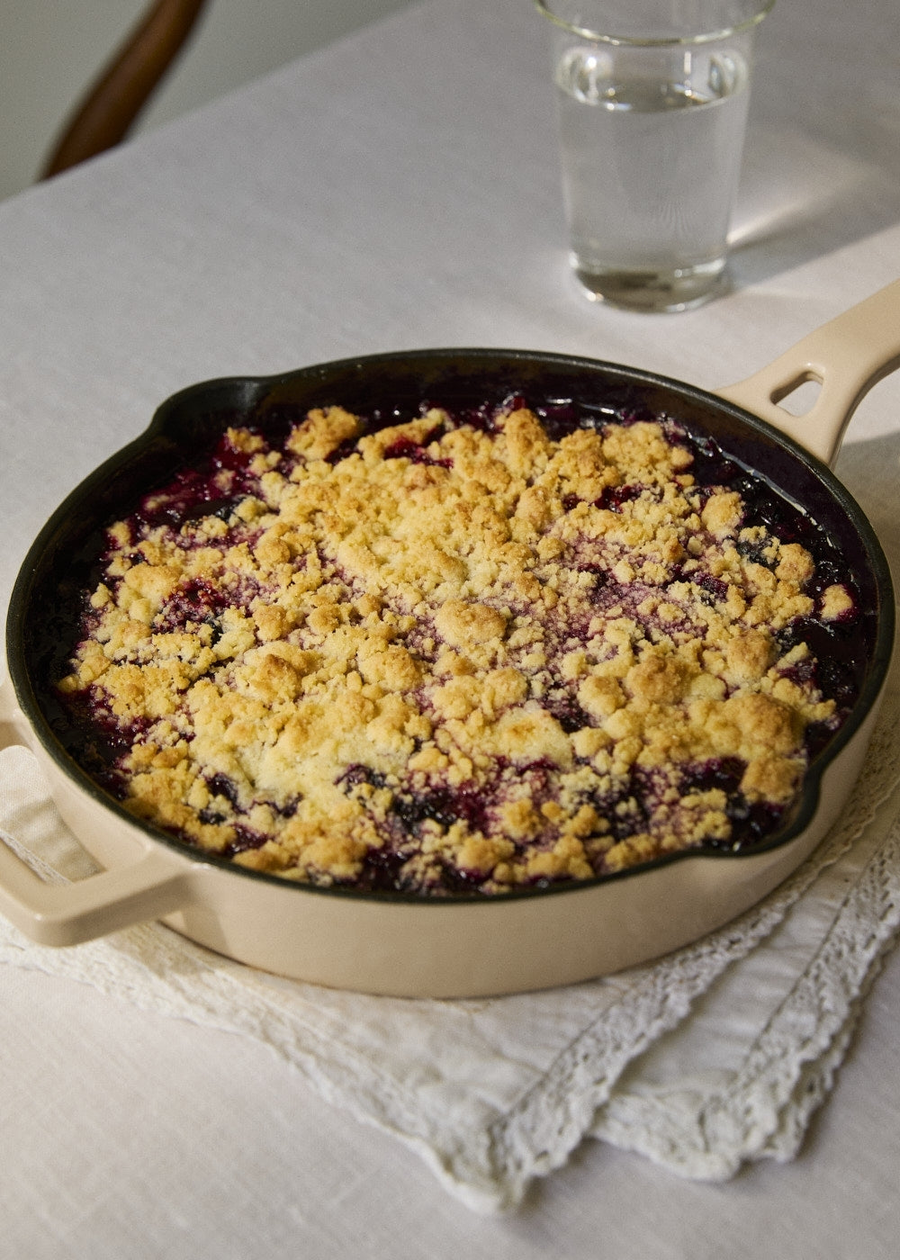 Iron Pan - Poêle En Fonte Émaillée - 1,65L - Sable