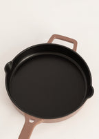 Iron Pan - Poêle En Fonte Émaillée - 1,65L - Moka