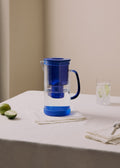 Aqua Clear Jug - Carafe Filtrante Avec Double Filtre - 1,5L - Bleu Cobalt