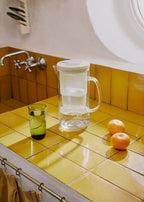 Aqua Clear Jug - Carafe Filtrante Avec Double Filtre - 1,5L - Blanc Cassé
